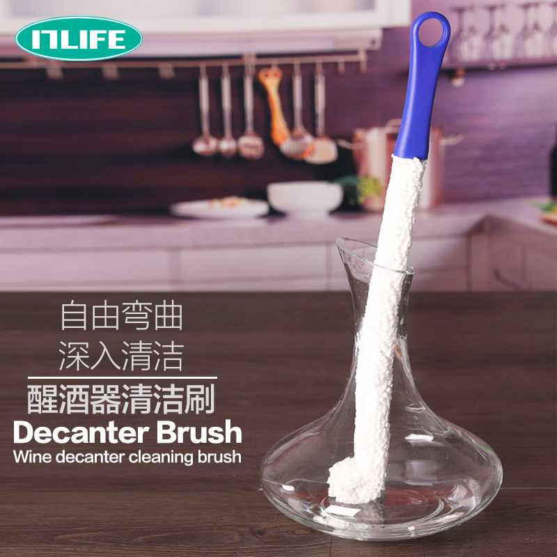 Red Wine Decanter Cleaning Brush Special Brushed Vintzer Vase Brush Wash Red Wine Glass Cups Brushed Long Handle Bottle Brush Clear Wash