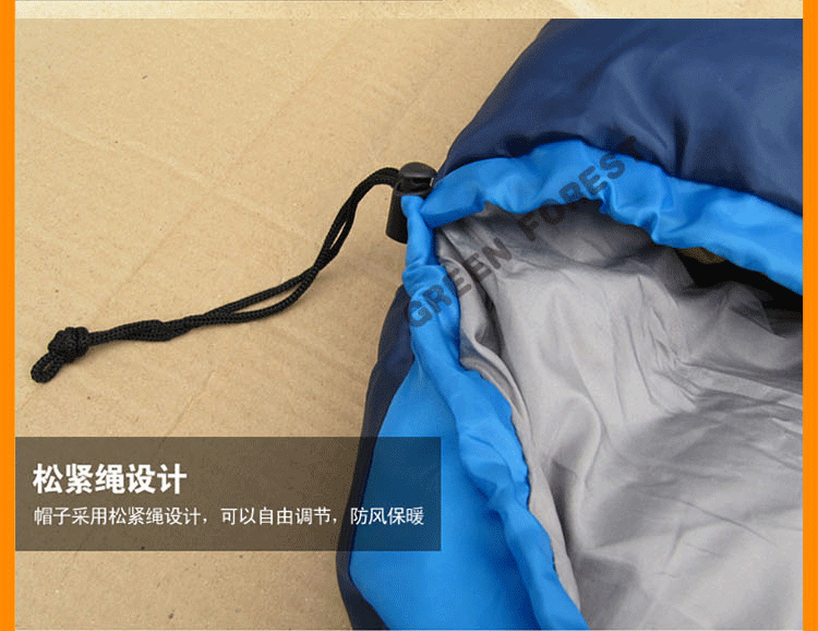 Túi ngủ ngoài trời cotton cắm trại văn phòng nghỉ trưa ăn ngủ túi du lịch cặp vợ chồng túi ngủ lều ngủ túi ánh sáng màu xanh lá cây túi ngủ rừng - Túi ngủ túi ngủ cho bé mùa hè