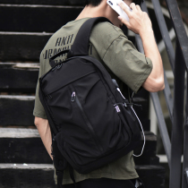 Backpack mens backpack large capacity computer travel fashion trend college students junior high school students schoolbag