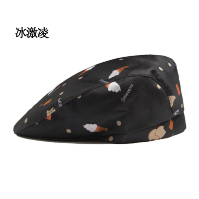 Beret nam và nữ sạn Chef Workcap Waiter Western Restaurant Chef Hat Forward Hat Tuỳ chỉnh