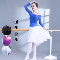 Dance clothes mesh coat female adult ballet practice gymnastics suit shape suit base training suit gauze dress dress yoga suit