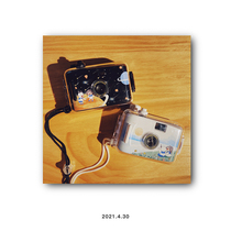 SNAP Institute fool rubber roll camera gift box lovers design meteor sunrise 2 sets for Valentines Day