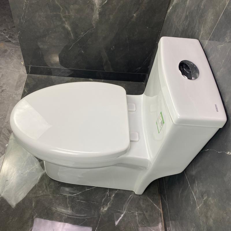 Huida Household Ordinary Flush Toilet Spray Siphon Style Deodorant Water Saving Silent Sitting Toilet HDC6151