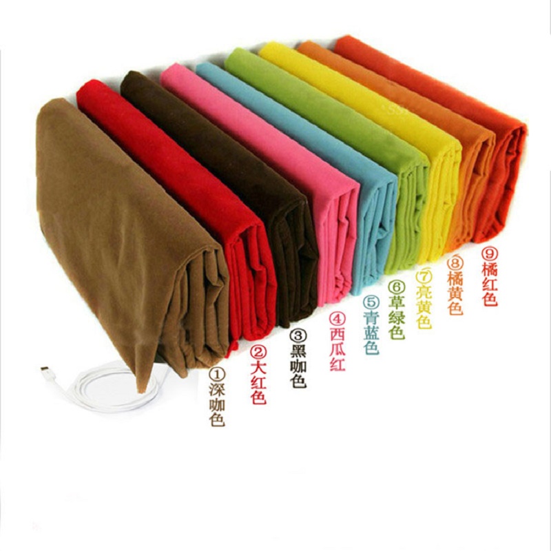 Green Beth USB powered home carbon fiber electric heating leg warmer blanket 5V computer mobile charging and plugging shawl