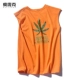 Áo mùa hè in hình áo thun không tay nam thương hiệu hip hop cotton thể dục vest phiên bản Hàn Quốc của áo vest trên vai - Áo vest cotton áo 3 lỗ tập gym