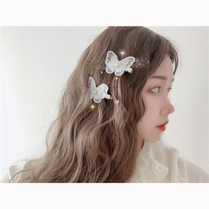 Antiquity Side Clip Style Cute Headdress Word Clip Butterfly Clip Hairpin Wholesale display picture 2