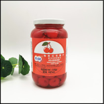 Baili has branches of red cherries 737G Decorative fruits and vegetables canned cherries edible Chinese and Western food baking embellishment
