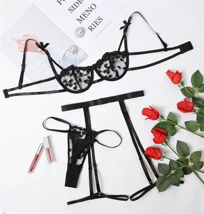 内+трусы Drainy underwear set Sexy Bra Set