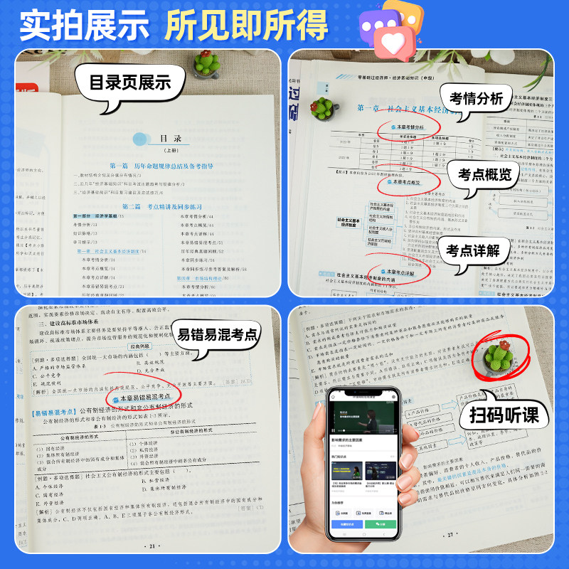 Global Online School Exam Preparation 2025 Liu Yanxia Zero-Basis Pass Rate for Intermediate Economist Exam in Economics Basics, Human Resources, Finance, Industry and Commerce, Fiscal and Taxation Professional, 2024 Official Textbook Exam Guide with Past Exam Papers