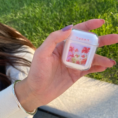 Ретро осенний лист раскачивает цветы прозрачные воздушные аппараты Мягкая оболочка первые две, трехгенско -генерационные Pro Soft Shell Защитная набор Bluetooth Гарнитура