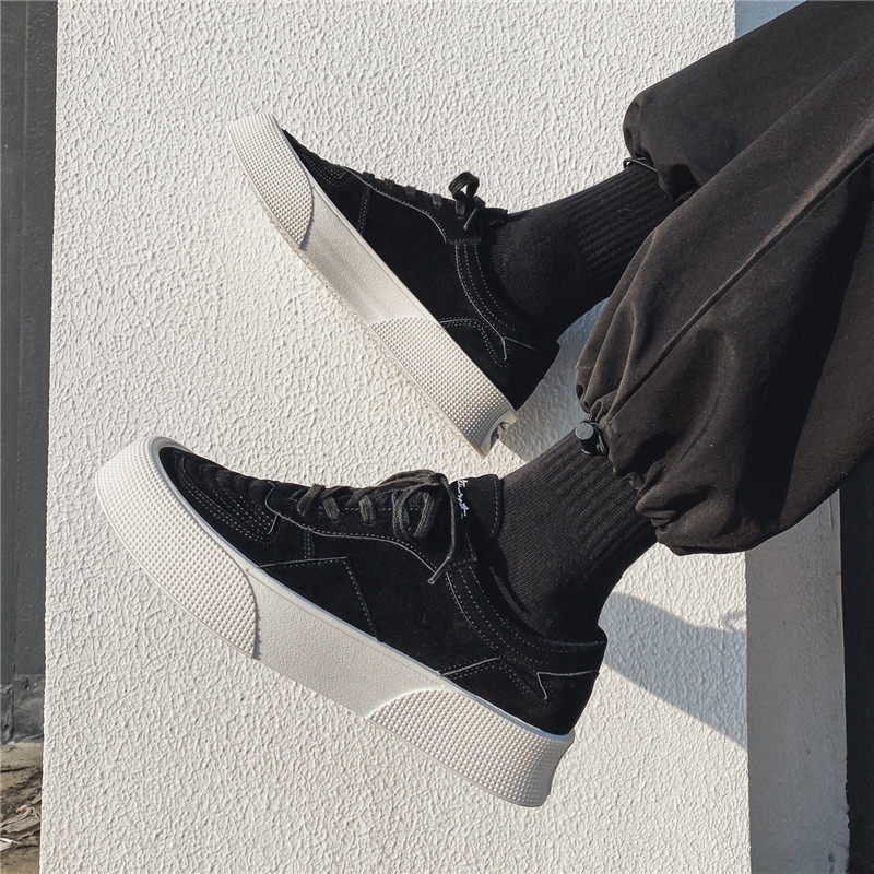 Original design niche men's shoes ins canvas shoes Korean fashion retro Joker student shoes tide shoes spring