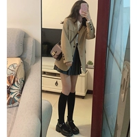 Цветной тонкий пиджак классического кроя, костюм, осенняя куртка, изысканный стиль, осенний, подходит для подростков