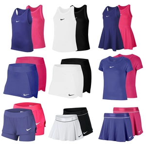 Nike, теннисная детская форма, футболка с коротким рукавом, шорты, платье с коротким рукавом, юбка, жилет, (в наличии на складе)