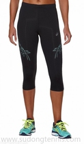 Asics Womens Tennis Cropped Tiger Knee Tight Womens Sweatpants Print