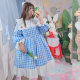 Meat Dream Plus Size Customized Original Picnic Style Pastoral Berry Bree Palace Lantern Bell Sleeve Sweet Dress