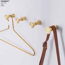 PANAMENT brass light luxury hanging hook Entrance wall decorative art wall hanging metal coat hook Copper hook Nordic