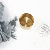 Brass Nordic simple personality ashtray Office home Birthday gift creative trend multi-function ashtray