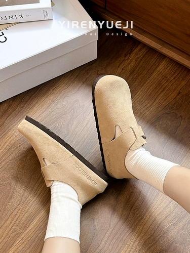 Женские туфли Birkenstock из натуральной пробки в стиле ретро, песочного цвета, на толстой подошве, с внутренней отделкой, широкая версия, женские туфли Birkenstock из натуральной кожи, одиночные туфли