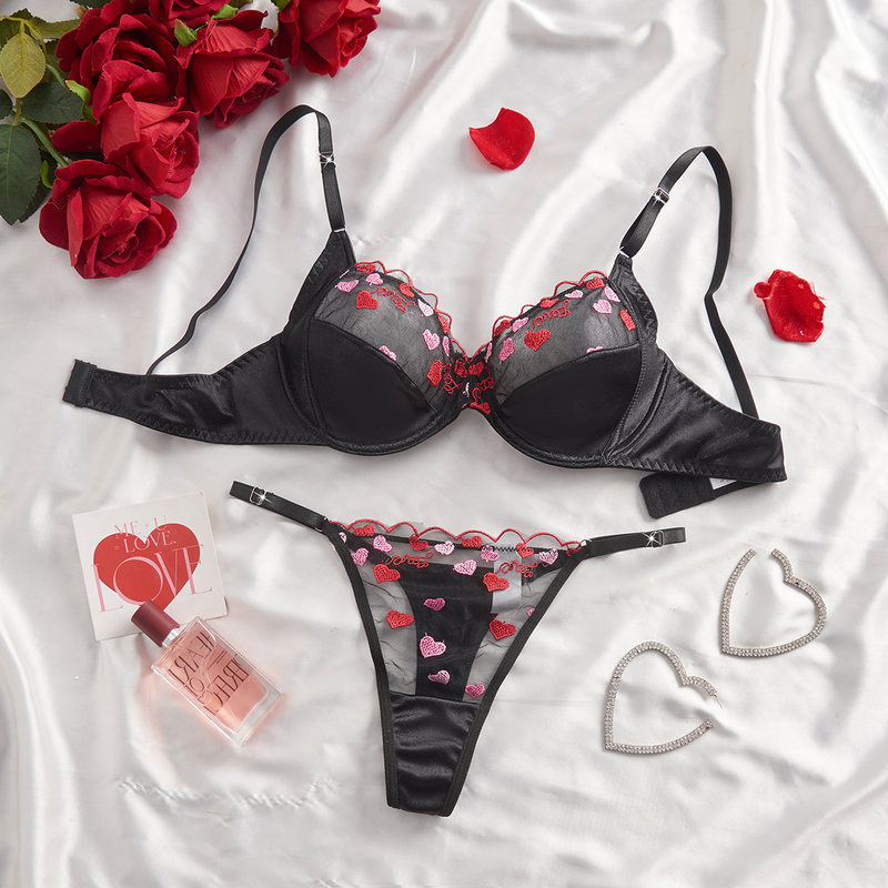 New Style Embroidered Lingerie Bra Set for Women, Available for Dropshipping on Amazon, Aliexpress, Wish, Cross-Border E-Commerce, and Foreign Trade New Style Embroidered Lingerie Bra Set for Women, Available for Dropshipping on Amazon, Aliexpress, Wish, Cross-Border E-Commerce, and Foreign Trade