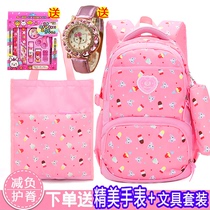 Primary school bag 3-4-56 grade girls large capacity backpack 8-12 years old Korean Princess childrens backpack