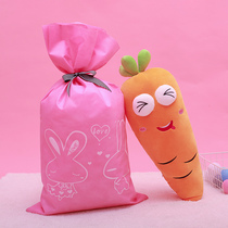 Plush cloth doll Doll doll Christmas Large gift bag Childrens Birthday gift Pink gift bag