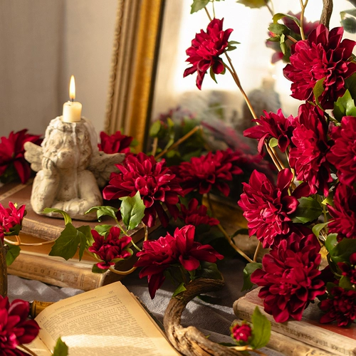 掬涵 Симуляция Dali Flower Vine Fake Flowers 10 головы нежных цветочных лоз