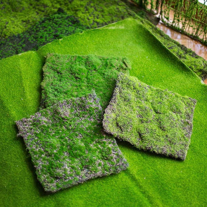 Culvert Refined Simulation Lawn Greens Green Grass Stone Indoor Gardening Decoration Microscape Shooting Props-Taobao