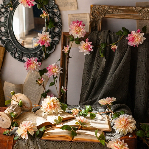 掬涵 Симуляция Dali Flower Vine Fake Flowers 10 головы нежных цветочных лоз
