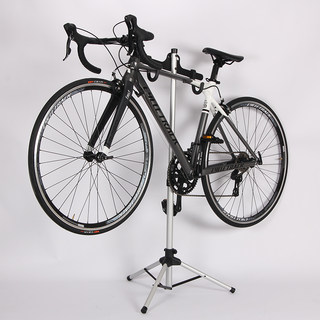 Mountain bike parking rack telescopic bicycle hanger road bike display rack vertical household adjustable repair rack