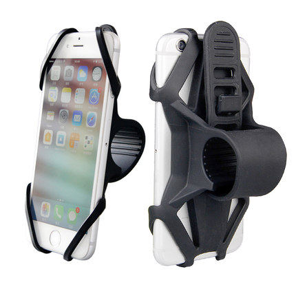 Quick release mountain bike bicycle silicone mobile phone holder Motorcycle electric car navigation bracket Shared bicycle mobile phone holder