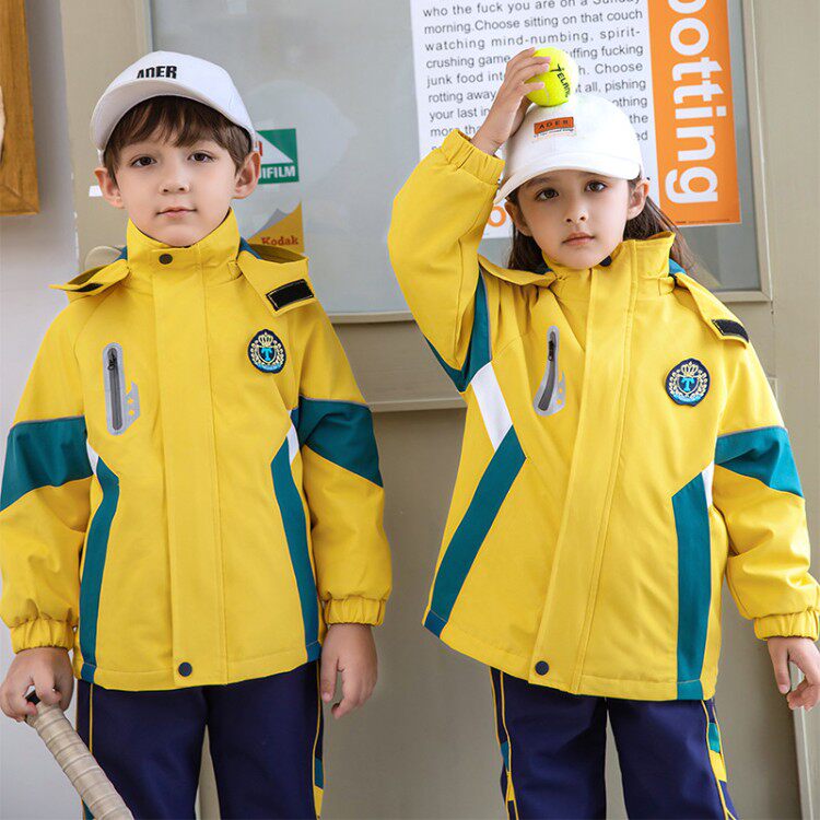 Primary school children's school uniforms fall suit with submachine clothes Three sets of spring and autumn class clothes sportswear kindergarten garden clothes for autumn and winter clothing