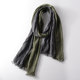 Fashionable Japanese personalized color matching cotton and linen men's scarf