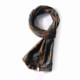 Japanese plaid cotton and linen scarf for men in autumn and winter