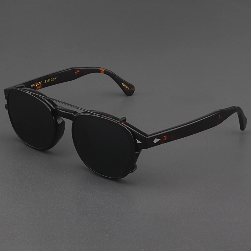 MOSCOT LEMTOSH clip sunglasses dual-purpose polarized two-in-one sunglasses hanger plus glasses frame set mirror tide