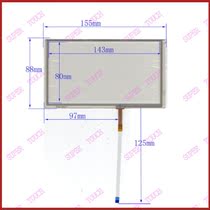 6 2 inch 155*88 four-wire resistive touch screen handwriting screen navigation outside screen HLD-TP-2162