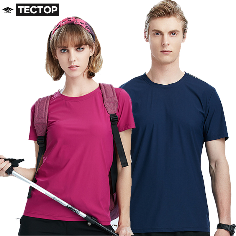 Tango Speed Dry T-shirt Man Short Sleeve Round Collar Spring Summer Breathable Running Sports Lady Speed Dry Clothes 81221 81222