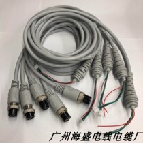 Machining welding GX12GX16M124 core wire airline plug socket multi - share copper core cable connector