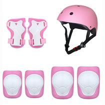 Childrens balance car scooter cool ride helmet set childrens roller skid protector sports anti-fall knee pad 7-piece set