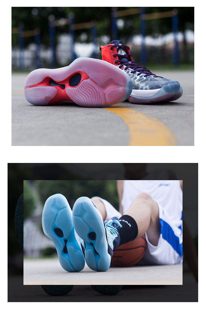 Li Ning Shuai Shuai 11 giày bóng rổ cao Wade Road 7 Sonic 6 Qinglong Magic Night Skull Boots Nam ABAM023 - Giày bóng rổ giay the thao nam