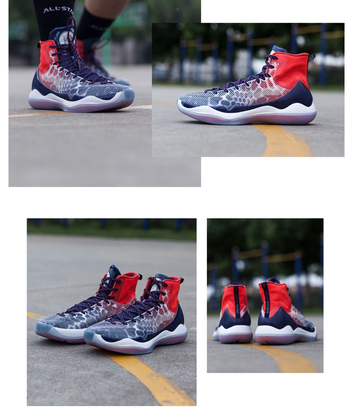 Li Ning Shuai Shuai 11 giày bóng rổ cao Wade Road 7 Sonic 6 Qinglong Magic Night Skull Boots Nam ABAM023 - Giày bóng rổ giay the thao nam