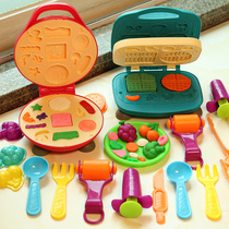 Childrens color mud burger noodle machine plasticine non-toxic mold tool set handmade clay girl toy