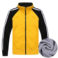 WY503 плюс бархатная желтая одежда черные рукава