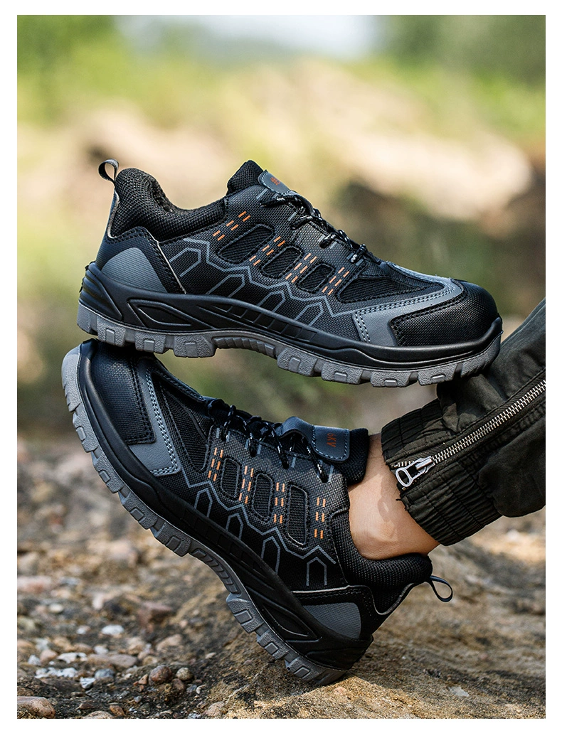 Men's labor protection shoes, anti-smash, anti-puncture, safe and lightweight, Laobao steel-toe construction site electrician insulated work shoes, autumn