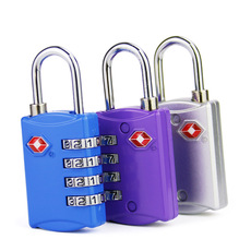 Замок кодовый 出国海关锁tsa密码锁旅行箱防盗锁托运通关锁行李箱挂锁4位密码锁