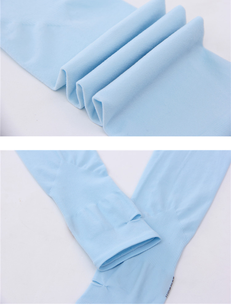 Hàn quốc phiên bản của người đàn ông chạy ngoài trời dài băng lụa kem chống nắng cuff bảo vệ UV găng tay lái xe ngoài trời ice tay áo cưỡi bộ cánh tay găng tay vải trắng