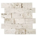 Белая мраморная мозаика, 3D, ископаемые, с печатью вашего логотипа