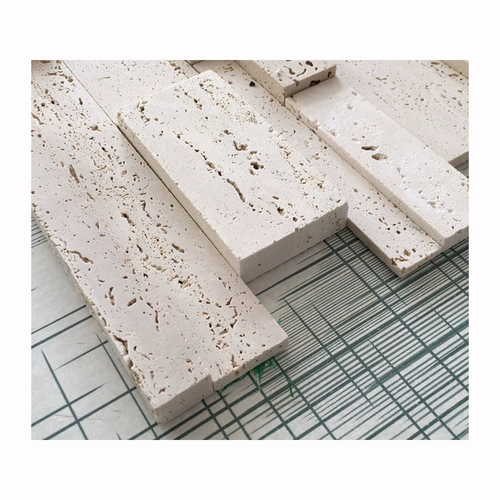 Белая мраморная мозаика на стену, 3D, ископаемые