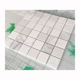 Натуральная камня мозаичная наклейка мраморная джаз белый яркий лапша ванная комната кухонная рыба