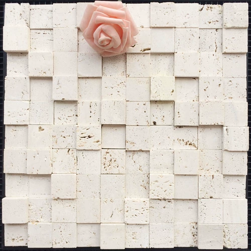 Натуральный камень с белой дырой, каменная мозаика, наклейки на стену, фоновая стена, мрамор, 3d балкон, культурный камень, ванная комната, бар, гостиная