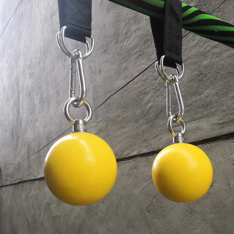 Front horizontal finger wrist pull-up ball Auxiliary trainer Fitness arm strength ball Arm muscle Wrist force grip ball